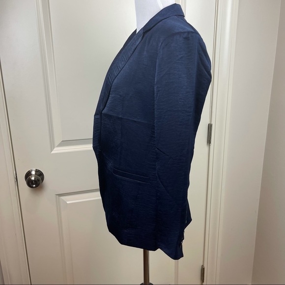 Capulet x Revolve Blazer Notch Collar Blue Blazer S - Picture 9 of 15